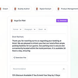 Streamline Operations with Arya’s AI