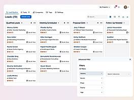 Sales Process with Customizable Stages