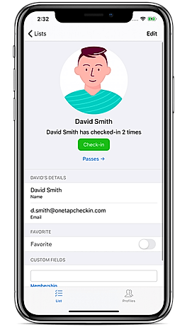 Profile screenshot