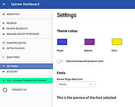 Opinew : Customizing screenshots