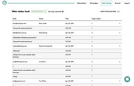Website visitor tracking