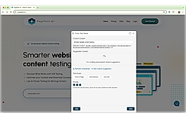 Enter Test Name