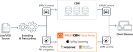 PallyCon multi-drm workflow