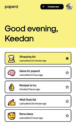 paperd screenshot