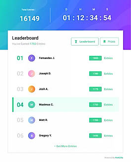 Leaderboard screenshot