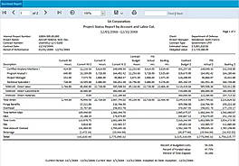 Project Status Report