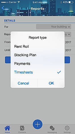 Reports screenshot