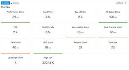 PubPerf screenshot