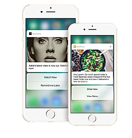 Push Notification screenshot