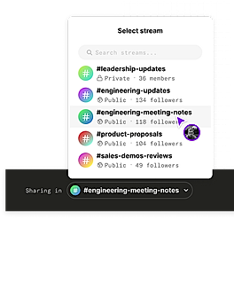 Update Streams