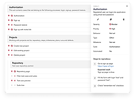 Qase screenshot