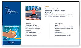 In-room media and digital signage