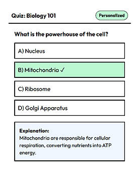 AI-Generated Quizzes
