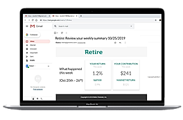 Retire screenshot