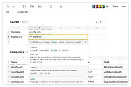 Rows screenshot
