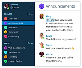 Forums screenshot