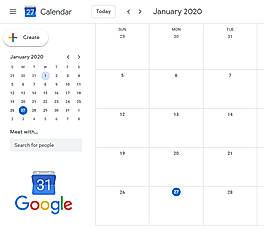 Export Calendar screenshot