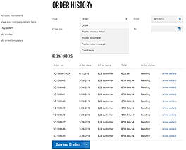 Order History