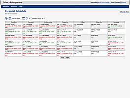 Manage Employee Access Personal Schedule