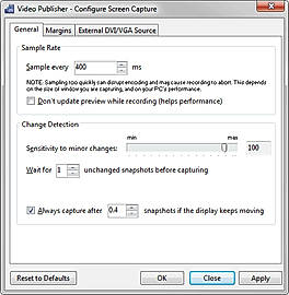 Fine tune Screencast settings to deliver the best experience