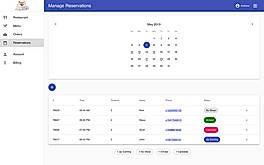 Reservation screenshot