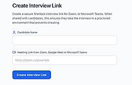 Create Interview Link