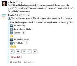 Anonymous polls