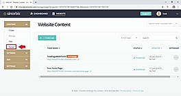 Website content