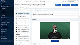 Curriculum screenshot