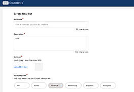 SmartBots : Bot Creation screenshot