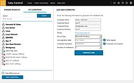 SolarWinds Take Control screenshot