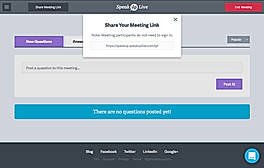 SpeakUp Live : Share Meetings screenshot