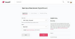 SpinupWP screenshot