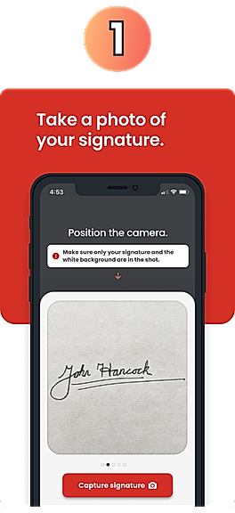 Photo of Signature screenshot