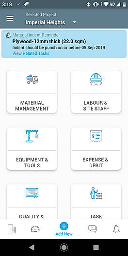 Material Indent to Payment