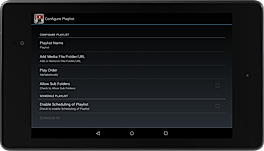 Configure Playlist
