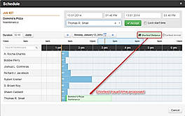 Synchroteam screenshot: Schedule Assist