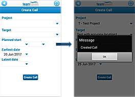 Create New Call