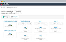 Edit Campaign Schedule