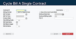 Cycle Billing