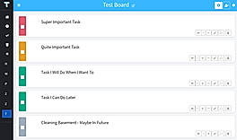 TideTask : Dashboard screenshot