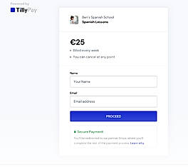 Tillypay screenshot