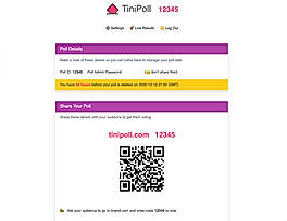 TiniPoll screenshot