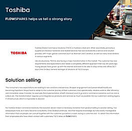 Toshiba: FLOWSPARKS helps to Tell a Strong Story