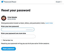 Reset Password