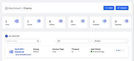 Advance Check screenshot