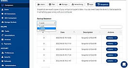 Extended Backups Retention