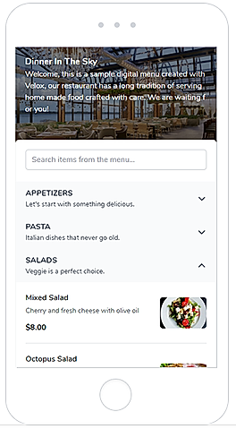 Velox screenshot