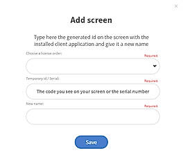 Add a New Screen