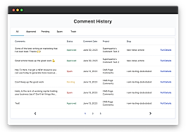 Comment History